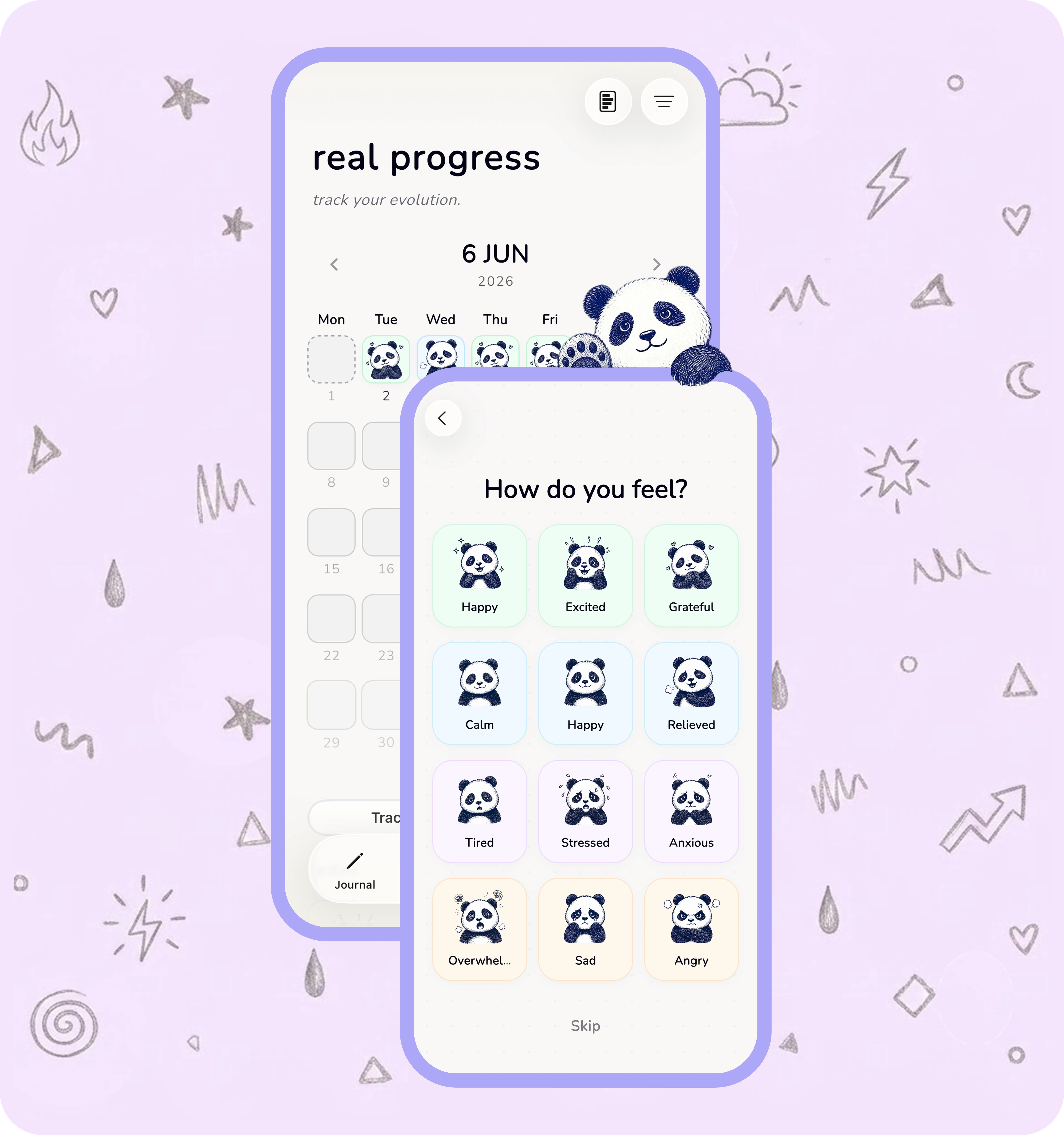 Progress & stats